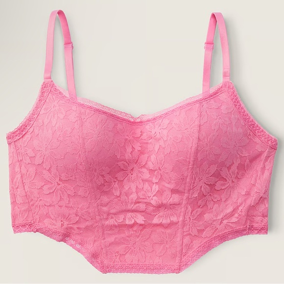 💖NWT: Victoria Secret’s Pink - Corset Style Cami Bra - Size Medium - Picture 4 of 12
